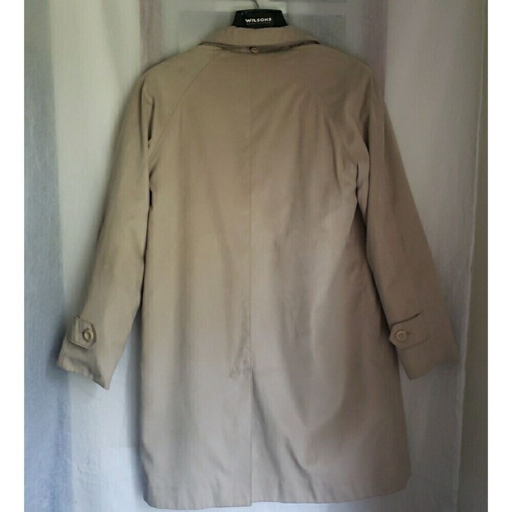 Appleseed Jacket Size Medium Coat Full Zipper Beige Cream Classic Timeless - Picture 4 of 11